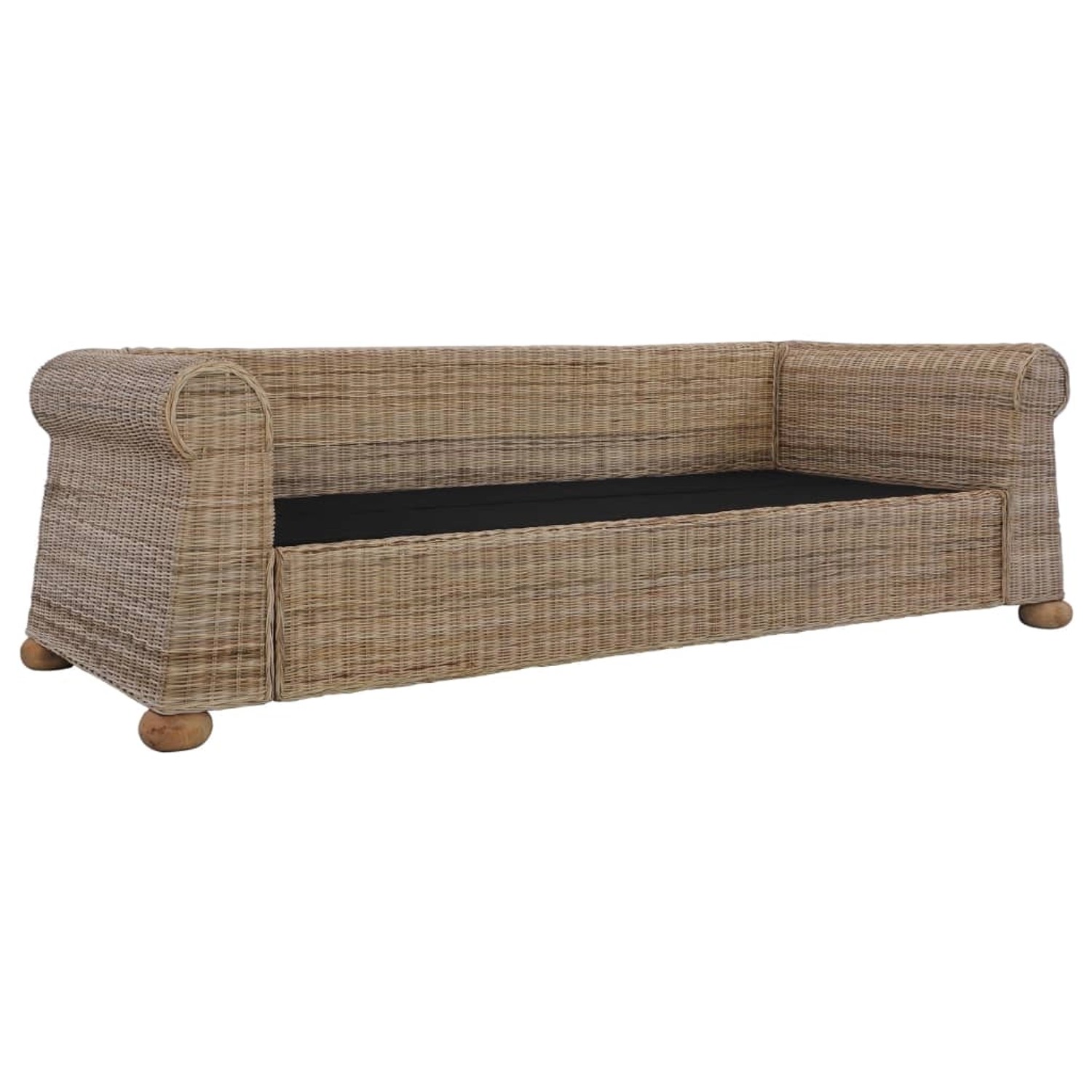 vidaXL 3-Sitzer-Sofa mit Kissen Natur Rattan vidaXL 3-Sitzer-Sofa mit Kissen Natur Rattan von VIDAXL