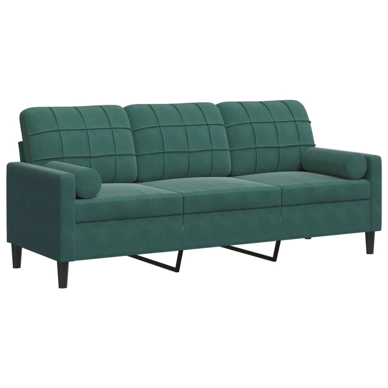 vidaXL 3-Sitzer-Sofa mit Zierkissen Dunkelgrün 180 cm Samt 2146127 vidaXL 3-Sitzer-Sofa mit Zierkissen Dunkelgrün 180 cm Samt 2146127 von VIDAXL
