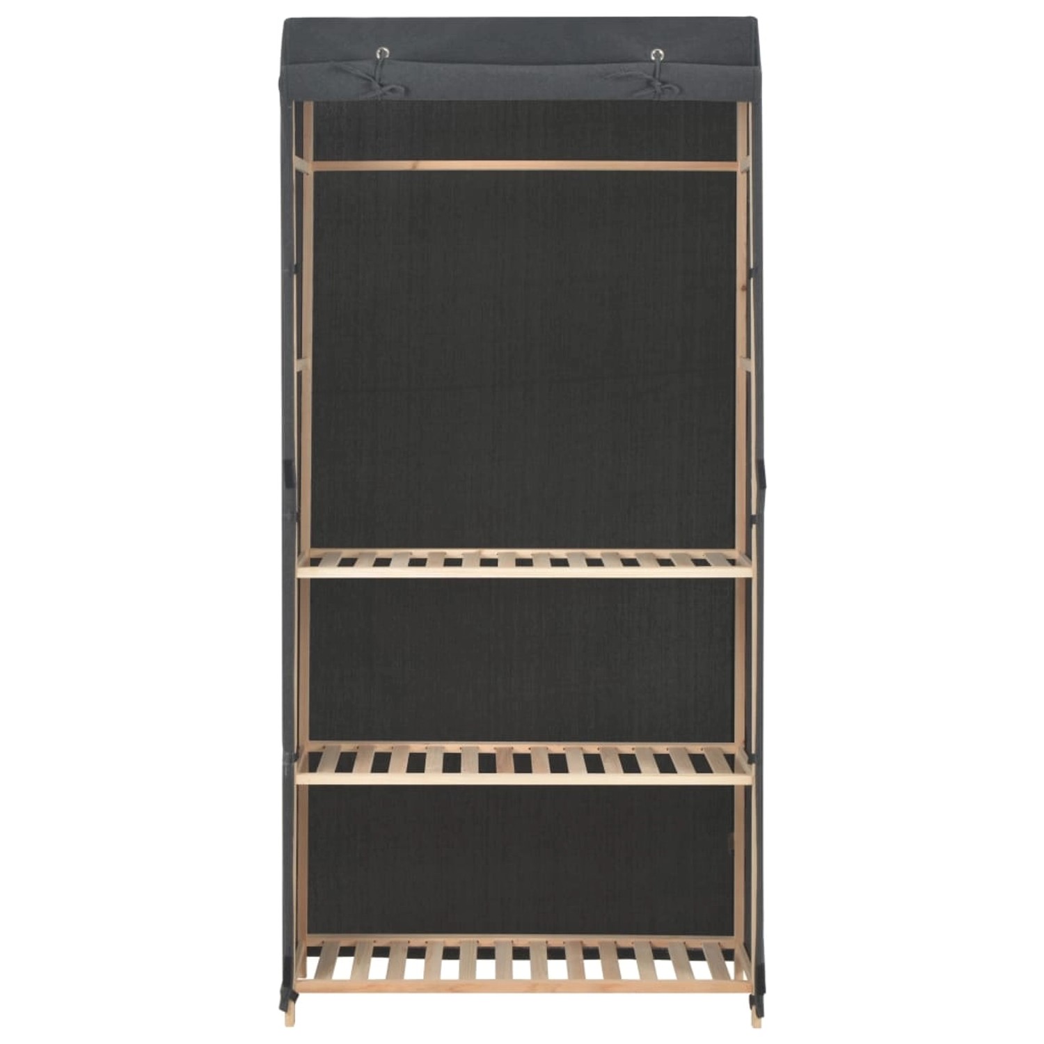 vidaXL 3-Stufiger Kleiderschrank Grau 79 x 40 x 170 cm Stoff vidaXL 3-Stufiger Kleiderschrank Grau 79 x 40 x 170 cm Stoff von VIDAXL