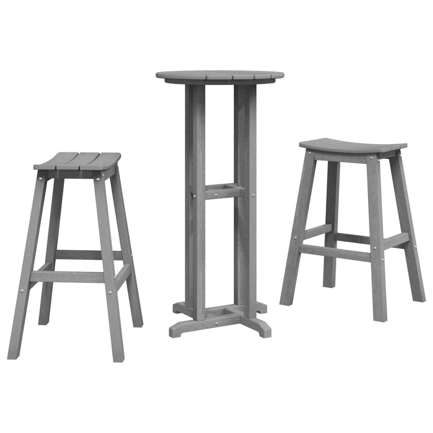 vidaXL 3-Teiliges Garten Bar Set Hellgrau HDPE 3335803 vidaXL 3-Teiliges Garten Bar Set Hellgrau HDPE 3335803 von VIDAXL