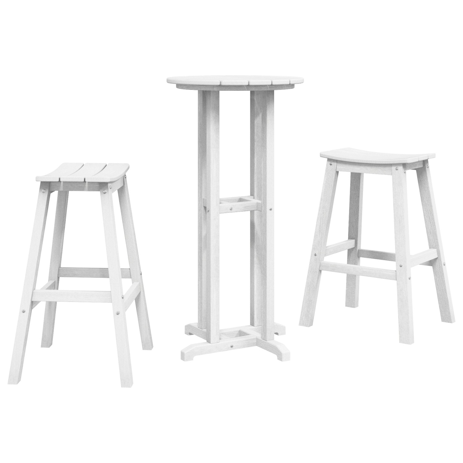 vidaXL 3-Teiliges Garten Bar Set Weiß HDPE 3335801 vidaXL 3-Teiliges Garten Bar Set Weiß HDPE 3335801 von VIDAXL