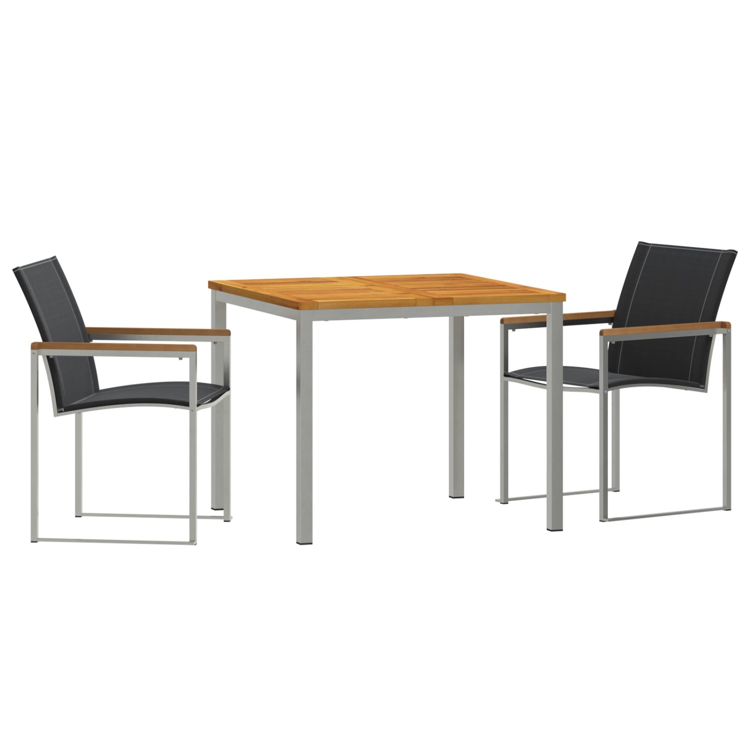 vidaXL 3-Teiliges Garten Essset Massivholz Akazie 3334813 von VIDAXL