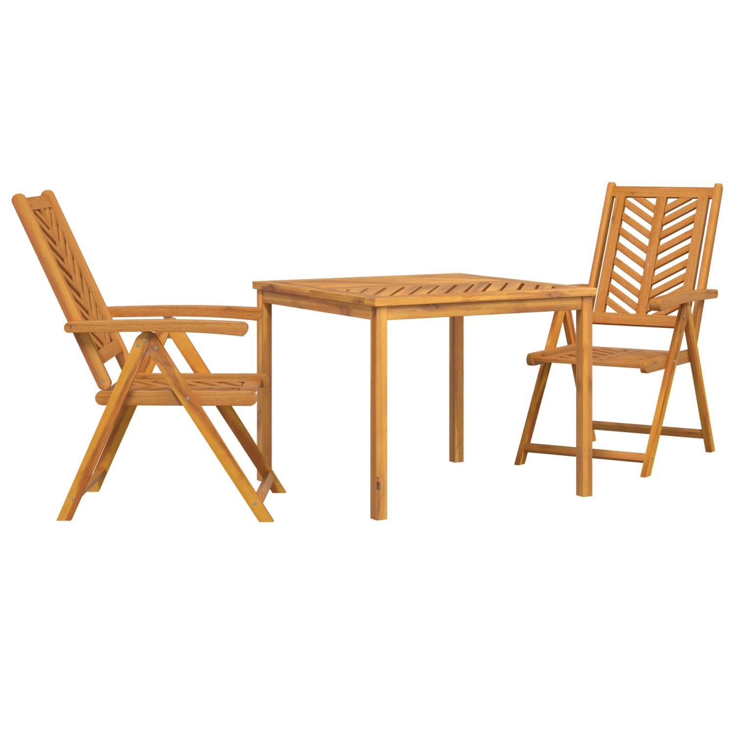 vidaXL 3-Teiliges Garten Essset aus Massivem Akazienholz 3154121 vidaXL 3-Teiliges Garten Essset aus Massivem Akazienholz 3154121 von VIDAXL
