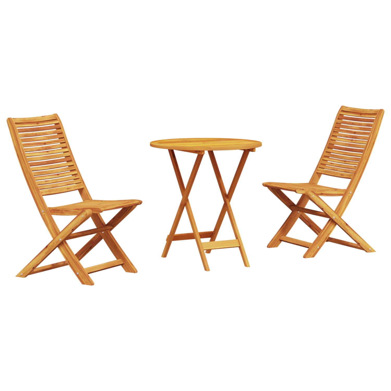 vidaXL 3-Teiliges Klappbares Bistro-Set aus Massivem Akazienholz 3375694 vidaXL 3-Teiliges Klappbares Bistro-Set aus Massivem Akazienholz 3375694 von VIDAXL