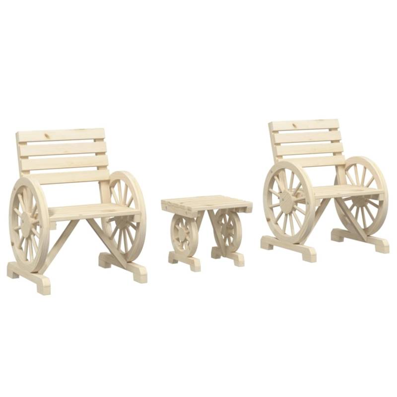 vidaXL 3-Tlg Garten-Lounge-Set Massivholz Tanne 3207129 vidaXL 3-Tlg Garten-Lounge-Set Massivholz Tanne 3207129 von VIDAXL