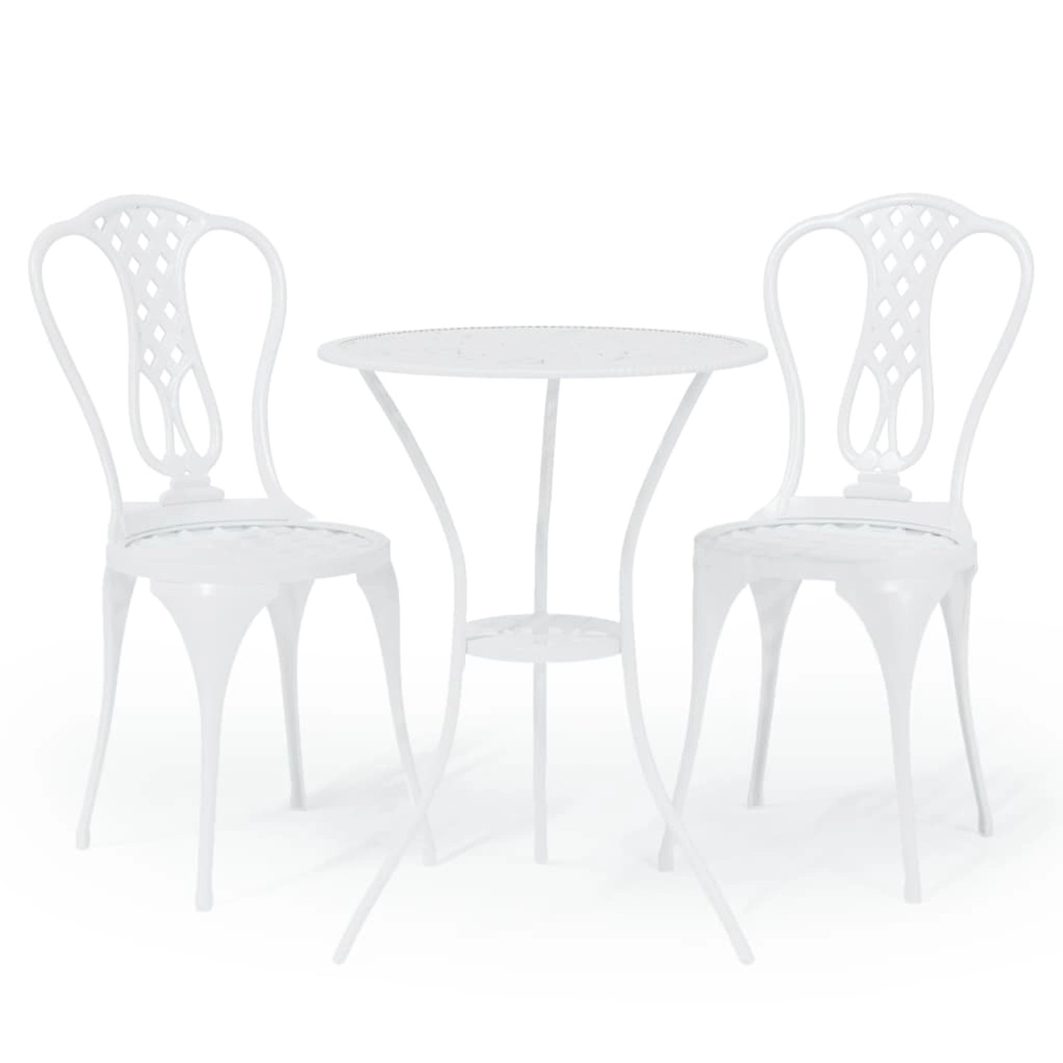 vidaXL 3-tlg Bistro-Set Aluminiumguss Weiß Modell 10 vidaXL 3-tlg Bistro-Set Aluminiumguss Weiß Modell 10 von VIDAXL