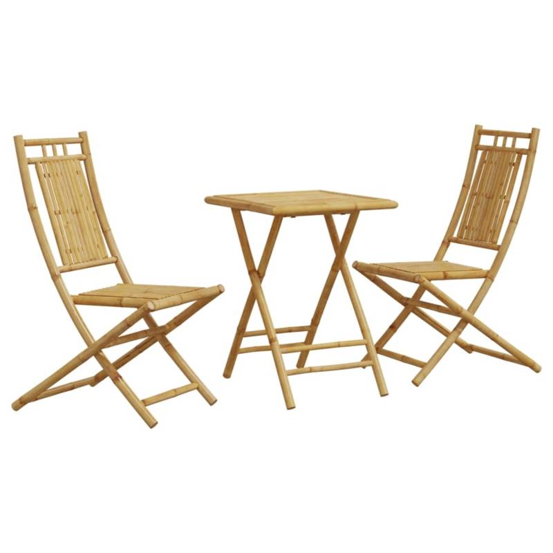 vidaXL 3-tlg Bistro-Set Bambus Modell 5 von VIDAXL