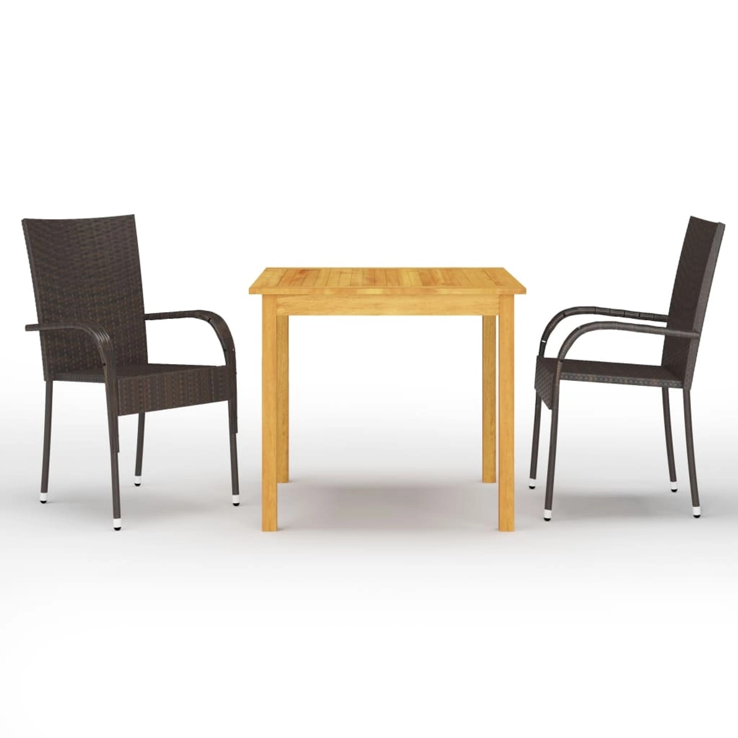 vidaXL 3-tlg Garten-Essgruppe Braun Modell 2 vidaXL 3-tlg Garten-Essgruppe Braun Modell 2 von VIDAXL
