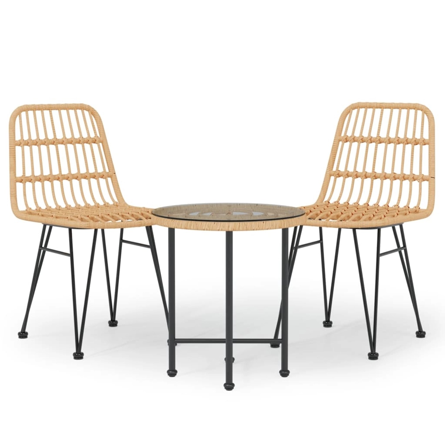 vidaXL 3-tlg Garten-Essgruppe Poly Rattan Modell 6 vidaXL 3-tlg Garten-Essgruppe Poly Rattan Modell 6 von VIDAXL