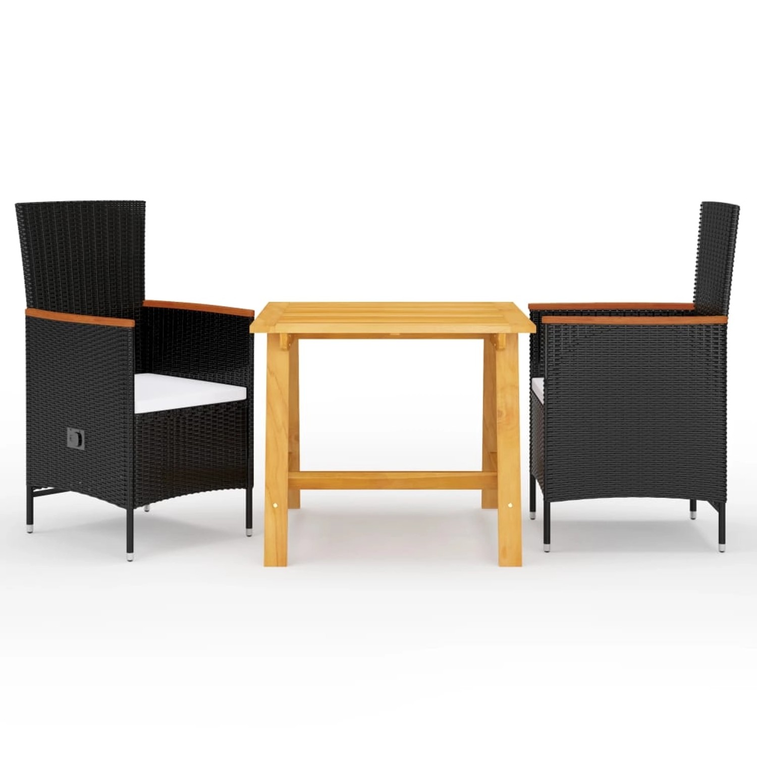 vidaXL 3-tlg Garten-Essgruppe Schwarz Modell 18 vidaXL 3-tlg Garten-Essgruppe Schwarz Modell 18 von VIDAXL