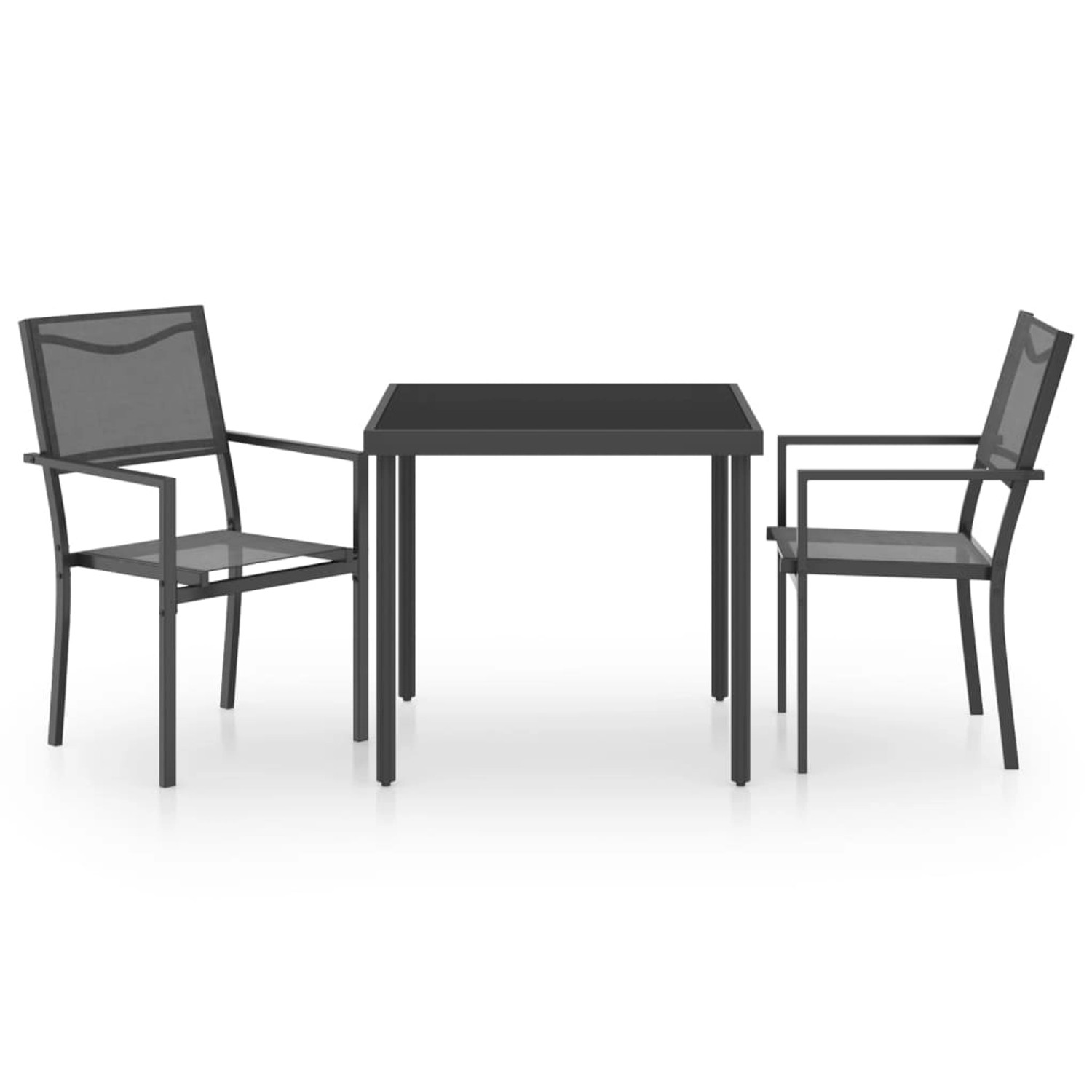 vidaXL 3-tlg Garten-Essgruppe Stahl Modell 2 vidaXL 3-tlg Garten-Essgruppe Stahl Modell 2 von VIDAXL