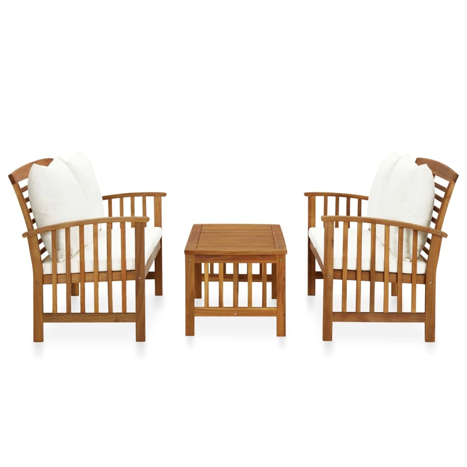 vidaXL 3-tlg Garten-Lounge-Set mit Auflagen Massivholz Akazie Modell 3 vidaXL 3-tlg Garten-Lounge-Set mit Auflagen Massivholz Akazie Modell 3 von VIDAXL