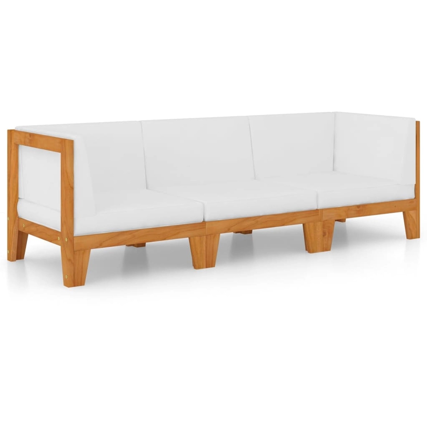 vidaXL 3-tlg Garten-Lounge-Set mit Kissen Akazie Massivholz Modell 1 vidaXL 3-tlg Garten-Lounge-Set mit Kissen Akazie Massivholz Modell 1 von VIDAXL