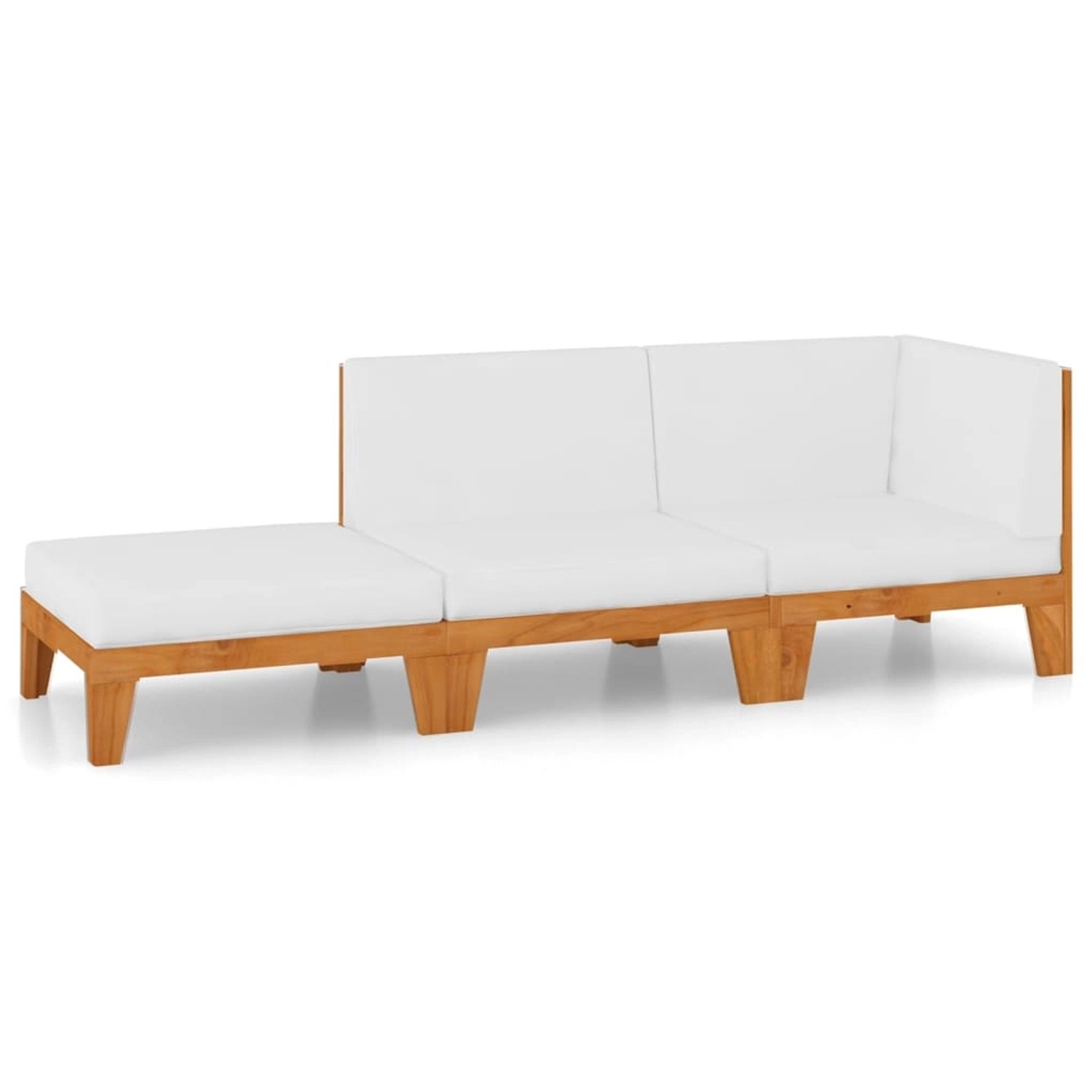 vidaXL 3-tlg Garten-Lounge-Set mit Kissen Akazie Massivholz Modell 4 vidaXL 3-tlg Garten-Lounge-Set mit Kissen Akazie Massivholz Modell 4 von VIDAXL