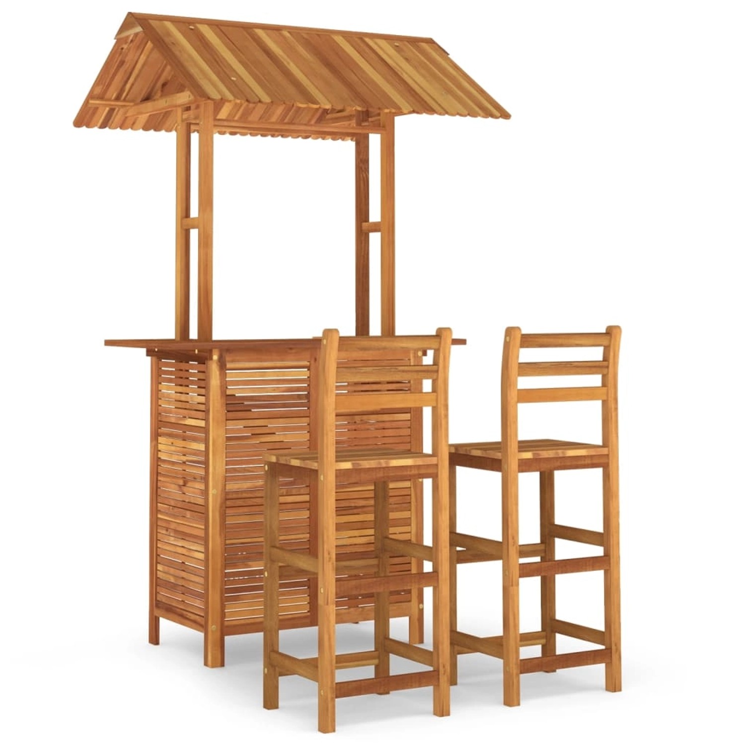 vidaXL 3-tlg Gartenbar-Set Massivholz Akazie Modell 4 vidaXL 3-tlg Gartenbar-Set Massivholz Akazie Modell 4 von VIDAXL
