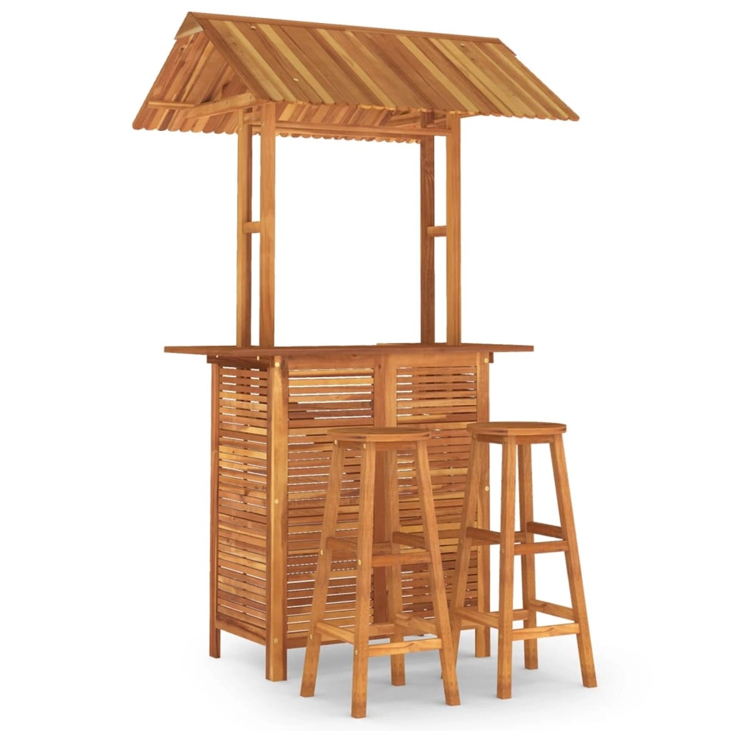vidaXL 3-tlg Gartenbar-Set Massivholz Akazie Modell 5 vidaXL 3-tlg Gartenbar-Set Massivholz Akazie Modell 5 von VIDAXL
