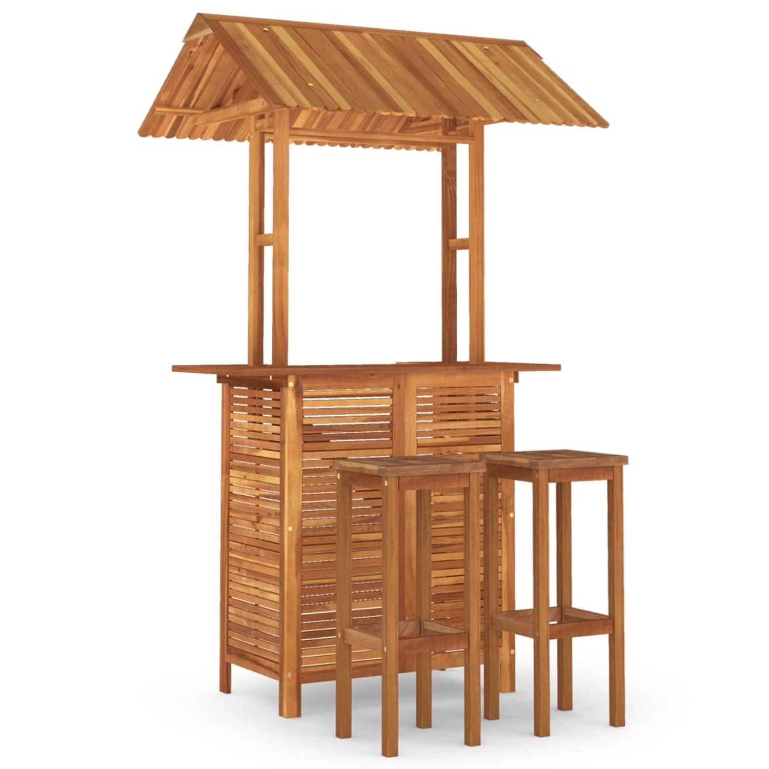 vidaXL 3-tlg Gartenbar-Set Massivholz Akazie Modell 6 vidaXL 3-tlg Gartenbar-Set Massivholz Akazie Modell 6 von VIDAXL