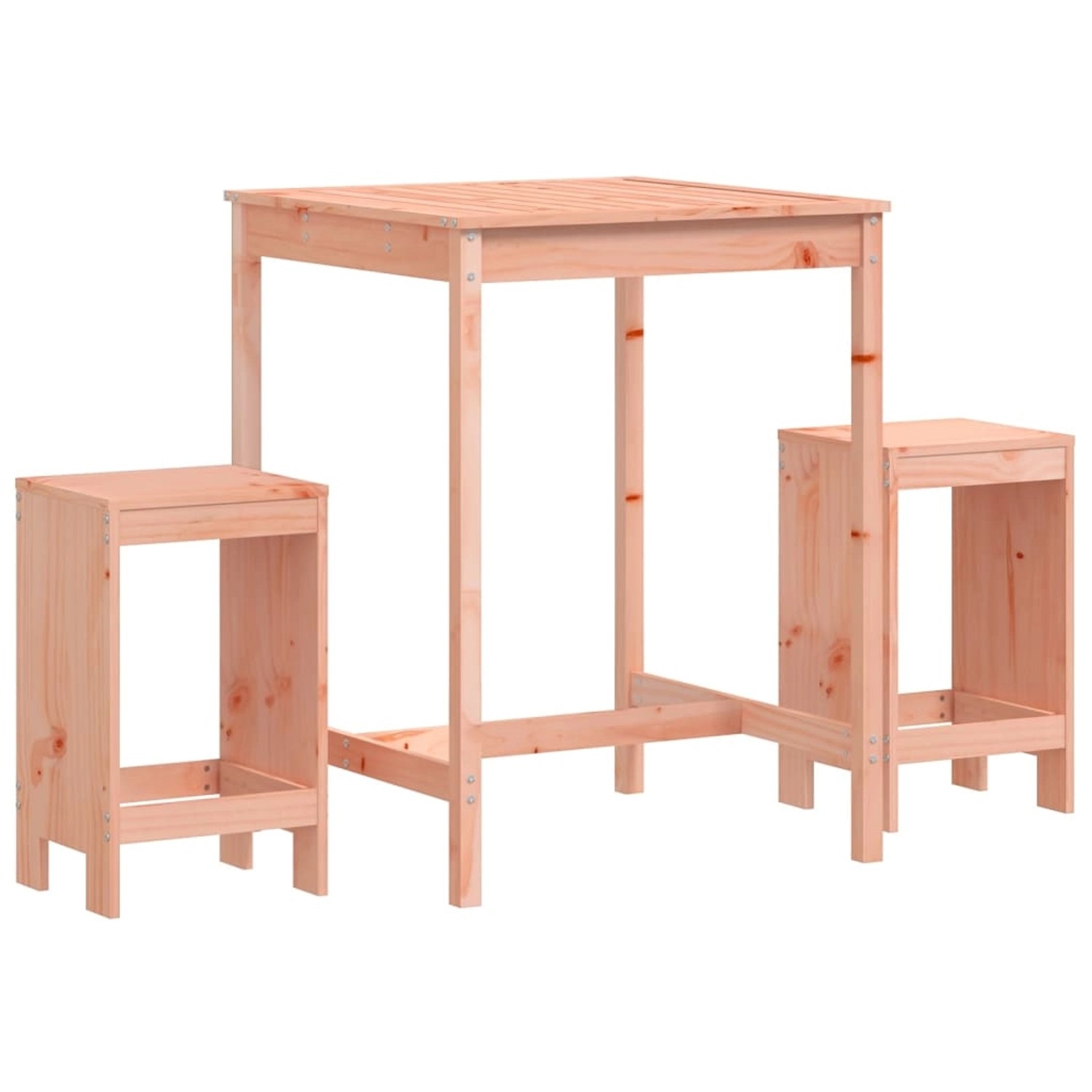 vidaXL 3-tlg Gartenbar-Set Massivholz Douglasie Modell 1 von VIDAXL
