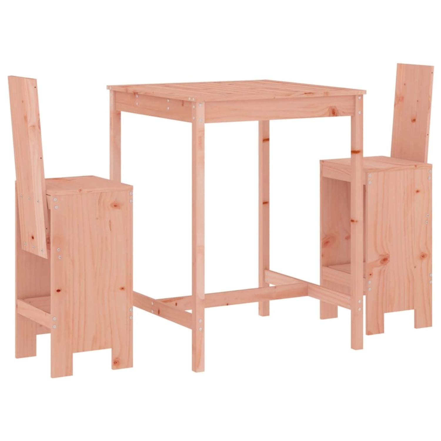 vidaXL 3-tlg Gartenbar-Set Massivholz Douglasie Modell 2 von VIDAXL