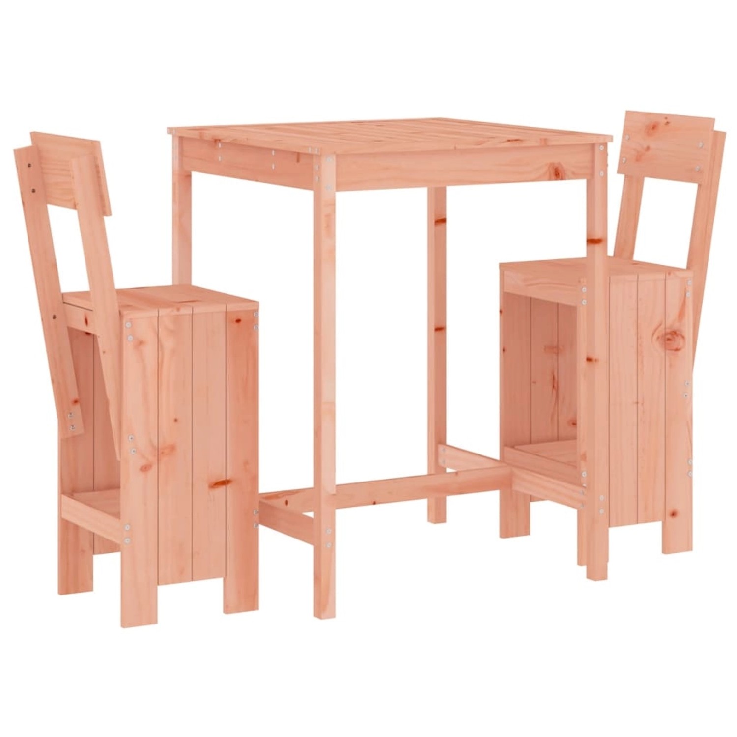 vidaXL 3-tlg Gartenbar-Set Massivholz Douglasie Modell 3 von VIDAXL