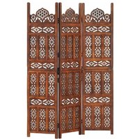 3-tlg. Raumteiler Handgeschnitzt Braun 120×165 cm Mangoholz vidaXL43805 3-tlg. Raumteiler Handgeschnitzt Braun 120×165 cm Mangoholz vidaXL43805 von VIDAXL