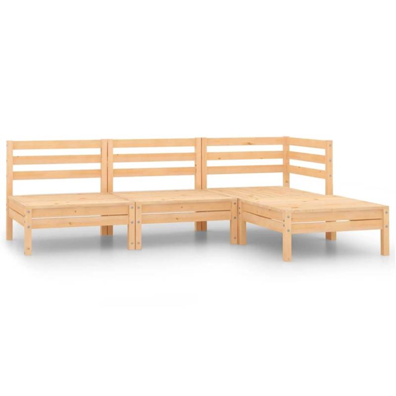vidaXL 4-Tlg Garten-Lounge-Set Massivholz Kiefer 806617 vidaXL 4-Tlg Garten-Lounge-Set Massivholz Kiefer 806617 von VIDAXL