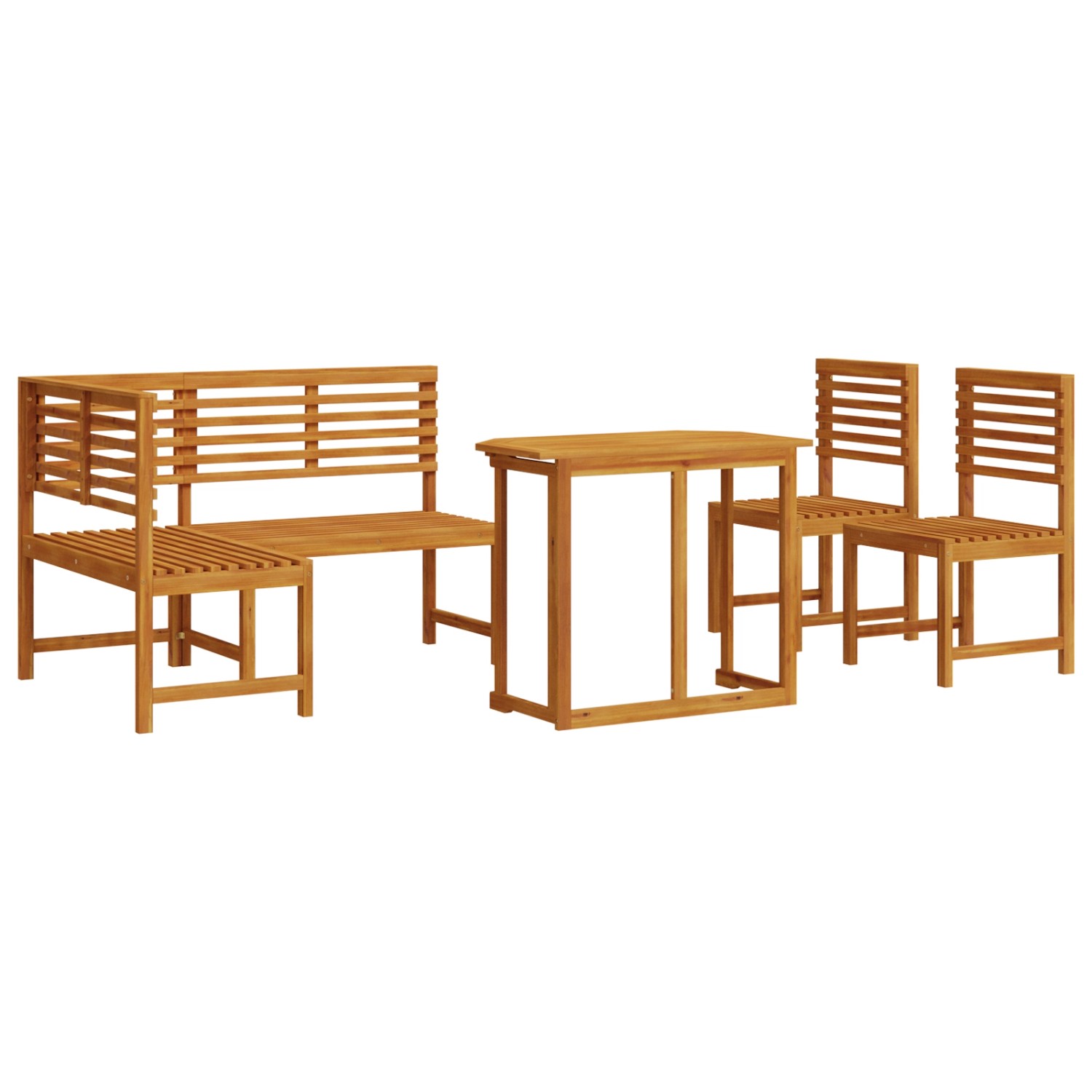 vidaXL 4-tlg Garten-Essgruppe Massivholz Akazie 3328689 vidaXL 4-tlg Garten-Essgruppe Massivholz Akazie 3328689 von VIDAXL