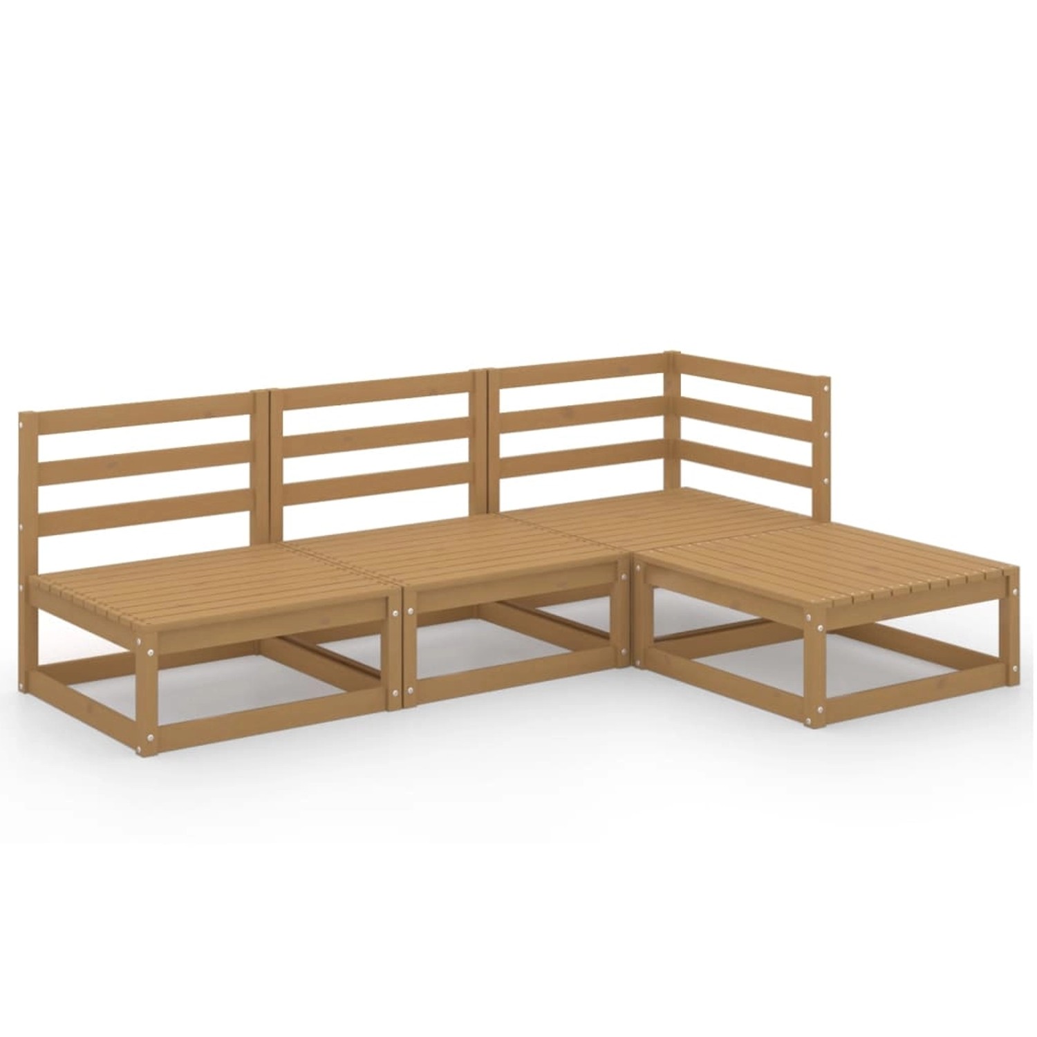 vidaXL 4-tlg Garten-Lounge-Set Honigbraun Massivholz Kiefer Modell 3 vidaXL 4-tlg Garten-Lounge-Set Honigbraun Massivholz Kiefer Modell 3 von VIDAXL