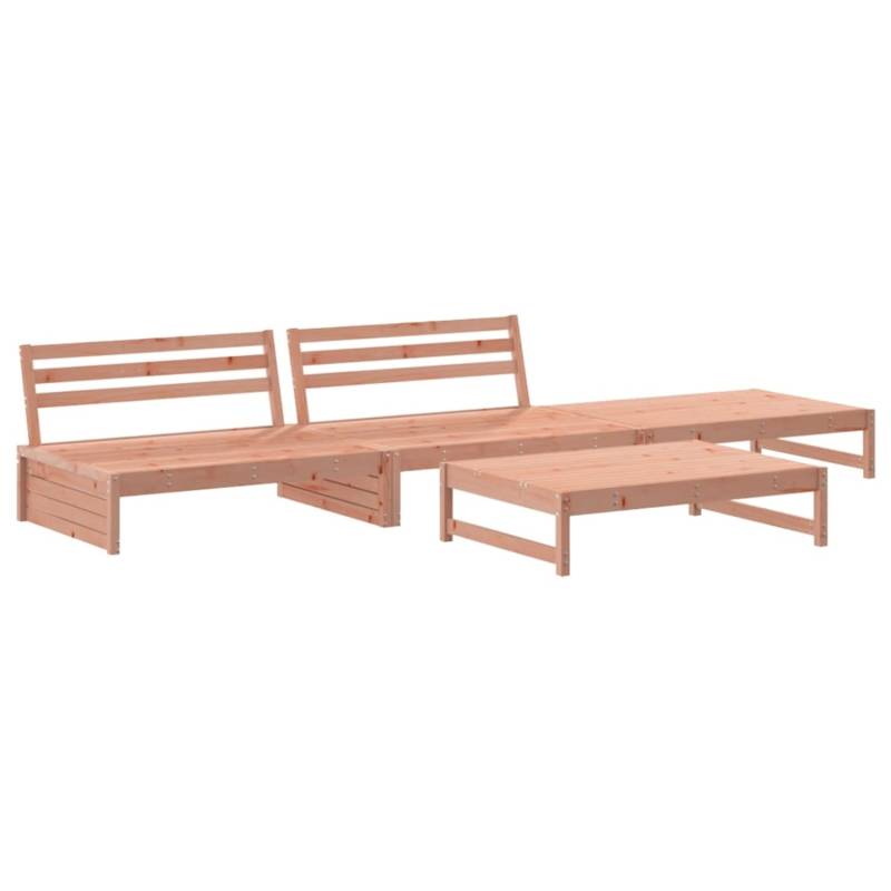 vidaXL 4-tlg Garten-Lounge-Set Massivholz Douglasie Modell 4 von VIDAXL