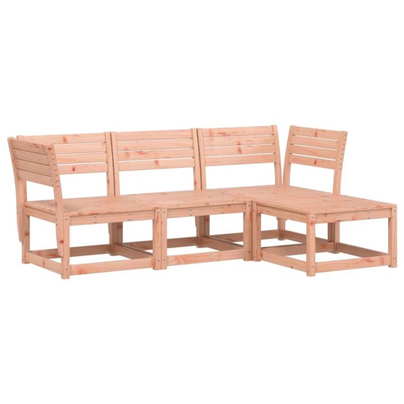 vidaXL 4-tlg Garten-Lounge-Set Massivholz Douglasie Modell 7 von VIDAXL