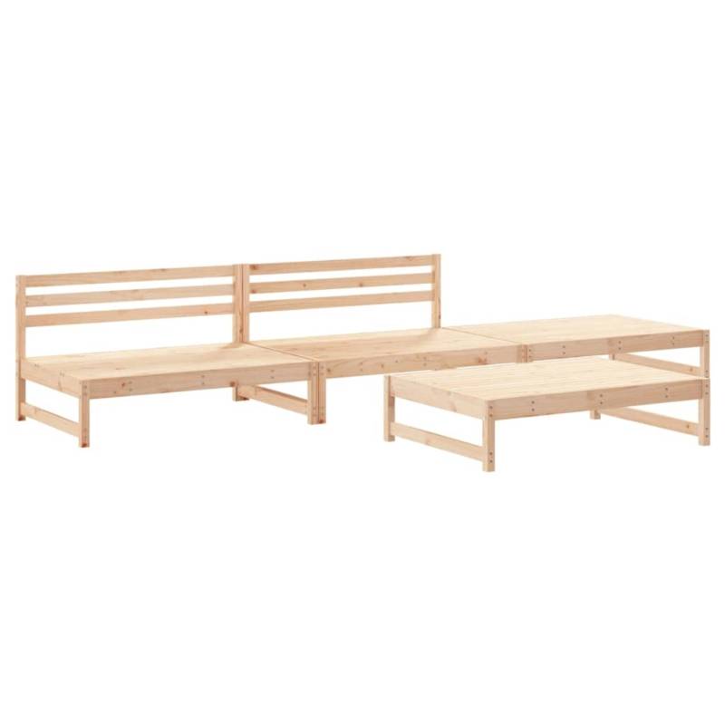vidaXL 4-tlg Garten-Lounge-Set Massivholz Kiefer Modell 15 von VIDAXL