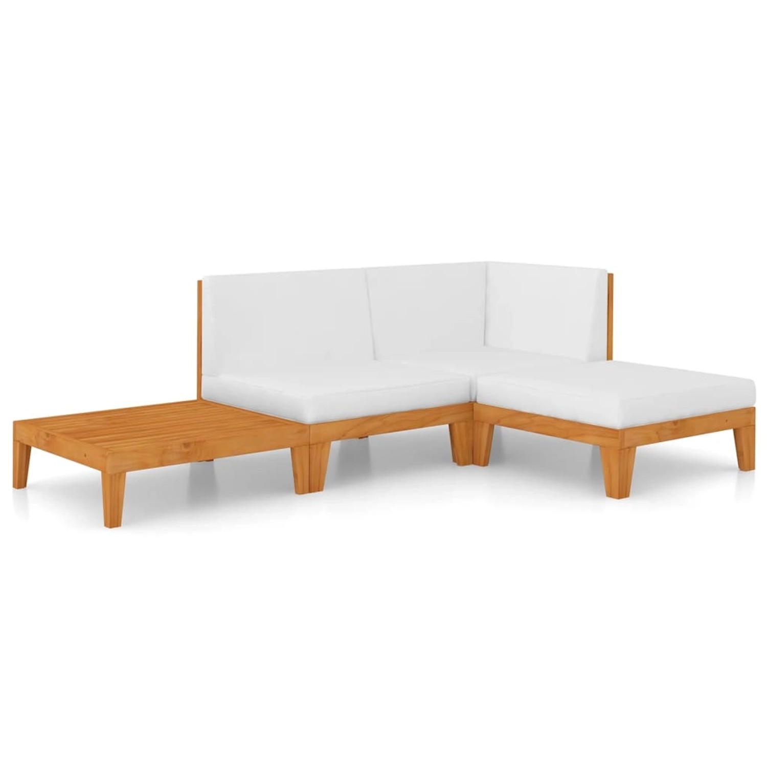 vidaXL 4-tlg Garten-Lounge-Set mit Kissen Massivholz Akazie Modell 1 vidaXL 4-tlg Garten-Lounge-Set mit Kissen Massivholz Akazie Modell 1 von VIDAXL