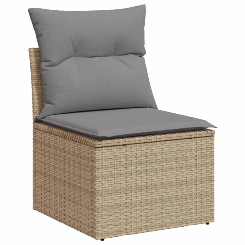 vidaXL 4-tlg Garten-Sofagarnitur mit Kissen Beige Poly Rattan Modell 50 vidaXL 4-tlg Garten-Sofagarnitur mit Kissen Beige Poly Rattan Modell 50 von VIDAXL