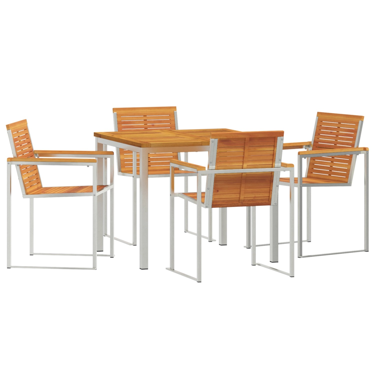 vidaXL 5-Teilige Garten Essgruppe Massivholz Akazie 3334806 vidaXL 5-Teilige Garten Essgruppe Massivholz Akazie 3334806 von VIDAXL