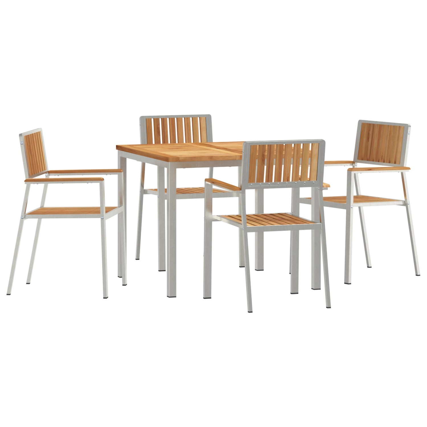 vidaXL 5-Teilige Garten Essgruppe Massivholz Teak 3334798 vidaXL 5-Teilige Garten Essgruppe Massivholz Teak 3334798 von VIDAXL