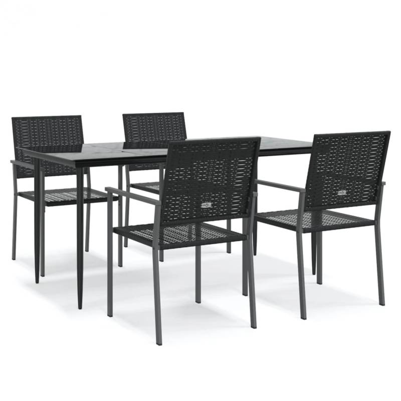 vidaXL 5-Tlg Garten-Essgruppe Poly Rattan und Stahl 3187011 vidaXL 5-Tlg Garten-Essgruppe Poly Rattan und Stahl 3187011 von VIDAXL