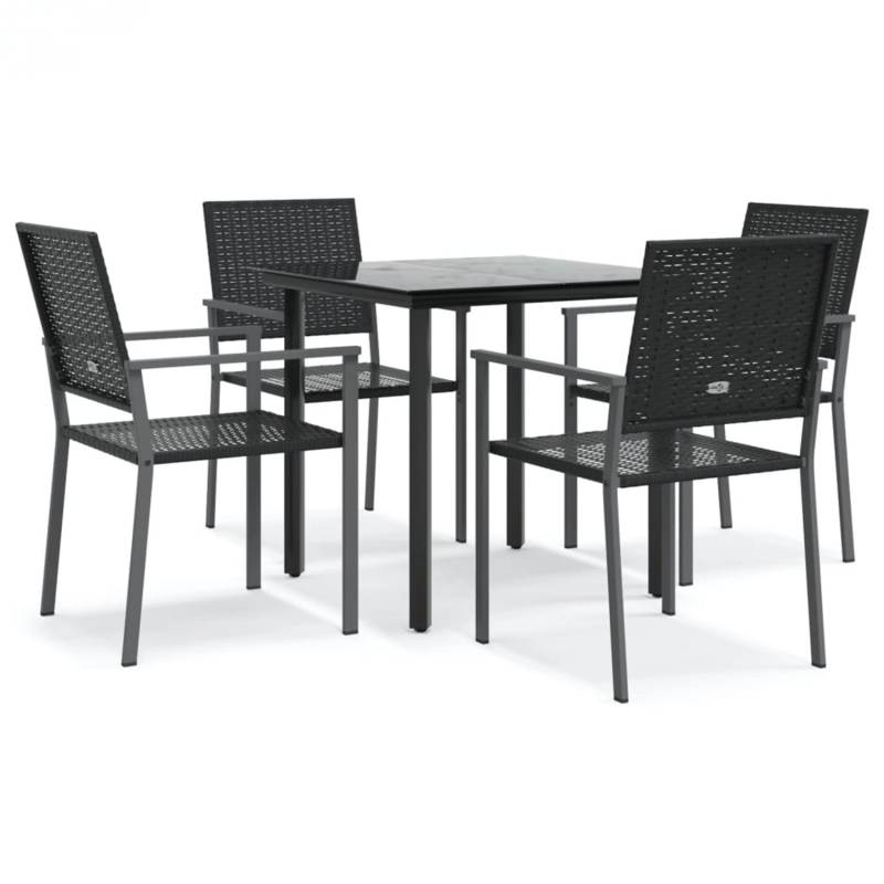 vidaXL 5-Tlg Garten-Essgruppe Poly Rattan und Stahl 3187020 vidaXL 5-Tlg Garten-Essgruppe Poly Rattan und Stahl 3187020 von VIDAXL