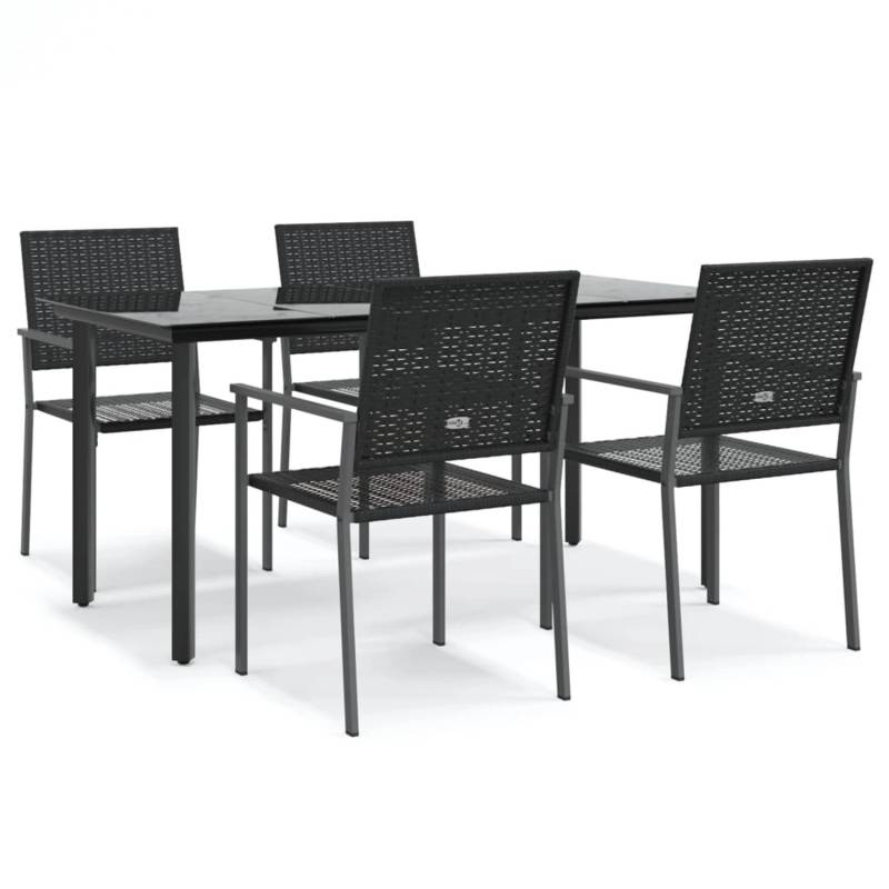 vidaXL 5-Tlg Garten-Essgruppe Poly Rattan und Stahl 3187027 vidaXL 5-Tlg Garten-Essgruppe Poly Rattan und Stahl 3187027 von VIDAXL