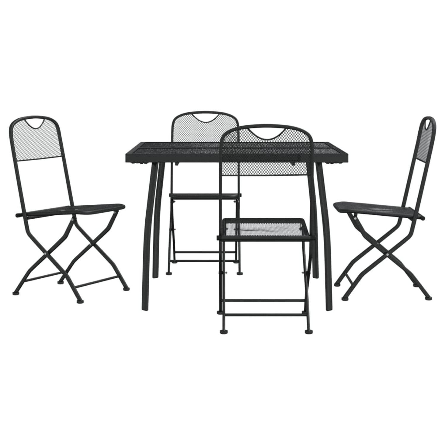 vidaXL 5-tlg Garten-Essgruppe Anthrazit Streckgitter Modell 2 vidaXL 5-tlg Garten-Essgruppe Anthrazit Streckgitter Modell 2 von VIDAXL