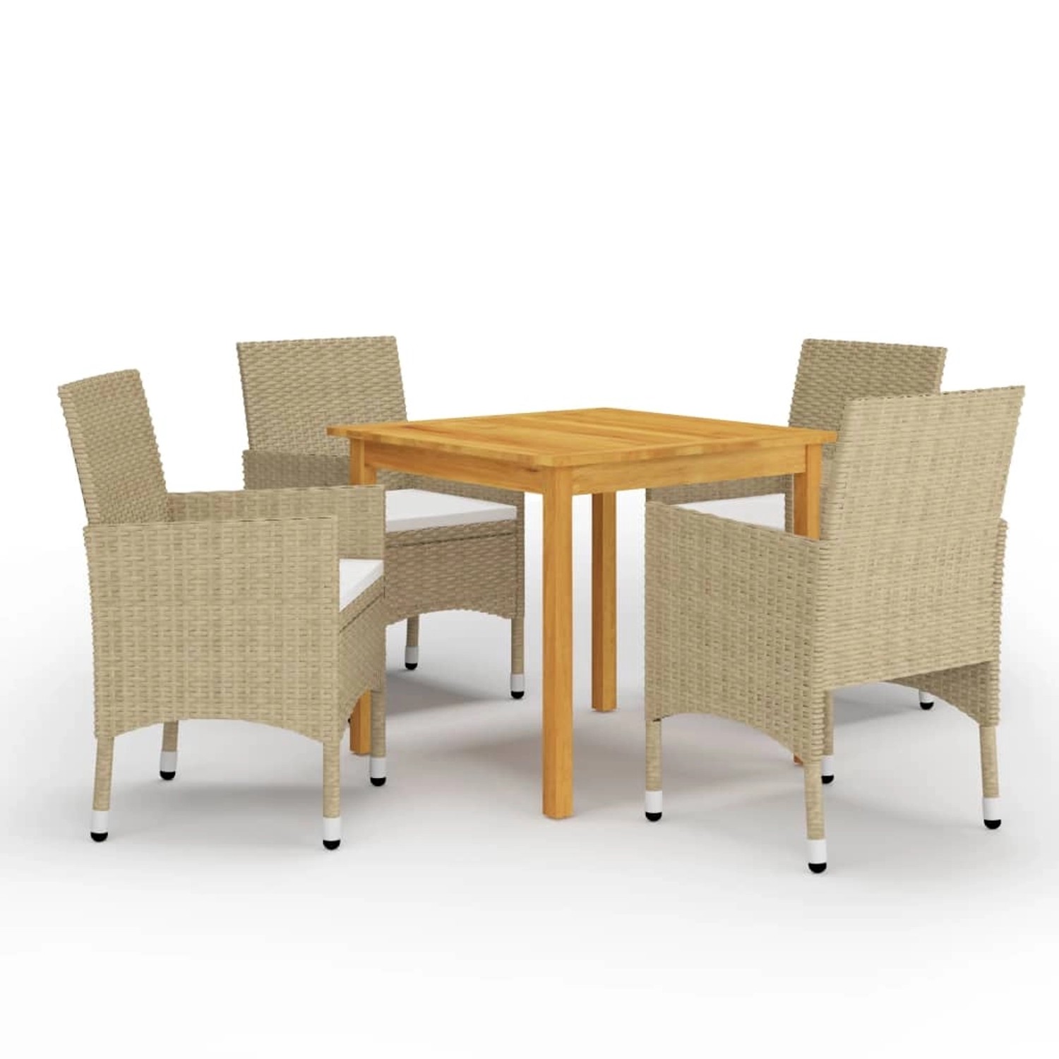 vidaXL 5-tlg Garten-Essgruppe Beige Modell 1 vidaXL 5-tlg Garten-Essgruppe Beige Modell 1 von VIDAXL