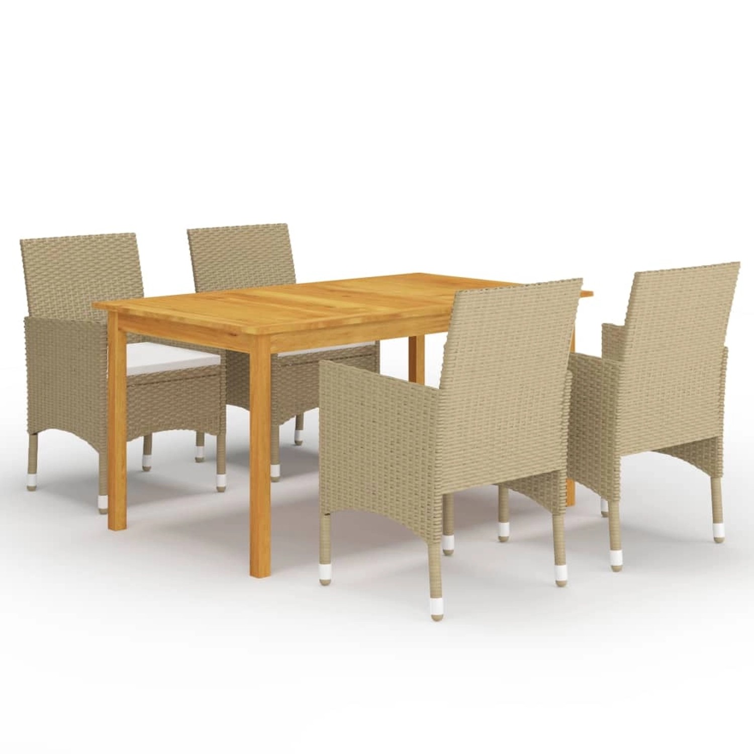 vidaXL 5-tlg Garten-Essgruppe Beige Modell 2 vidaXL 5-tlg Garten-Essgruppe Beige Modell 2 von VIDAXL