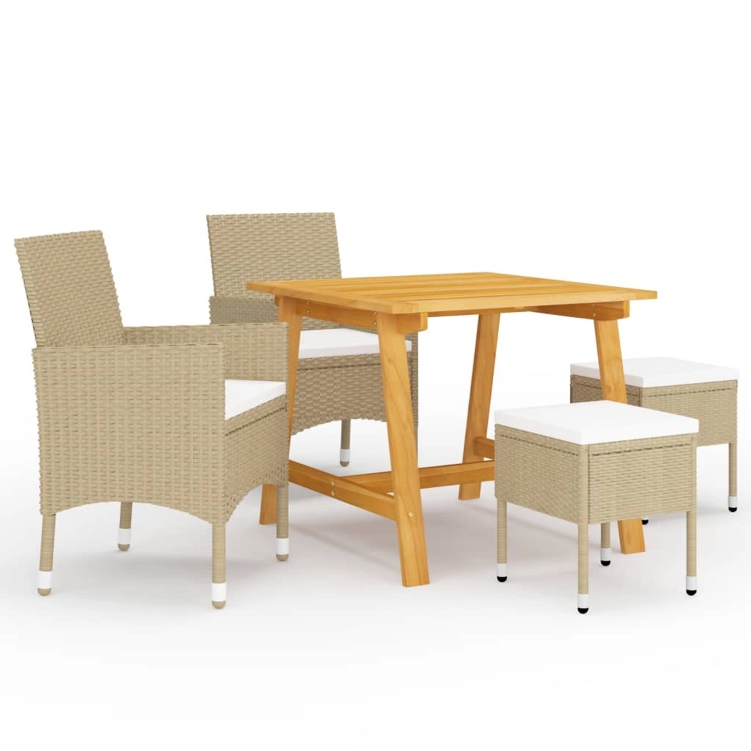 vidaXL 5-tlg Garten-Essgruppe Beige Modell 30 vidaXL 5-tlg Garten-Essgruppe Beige Modell 30 von VIDAXL