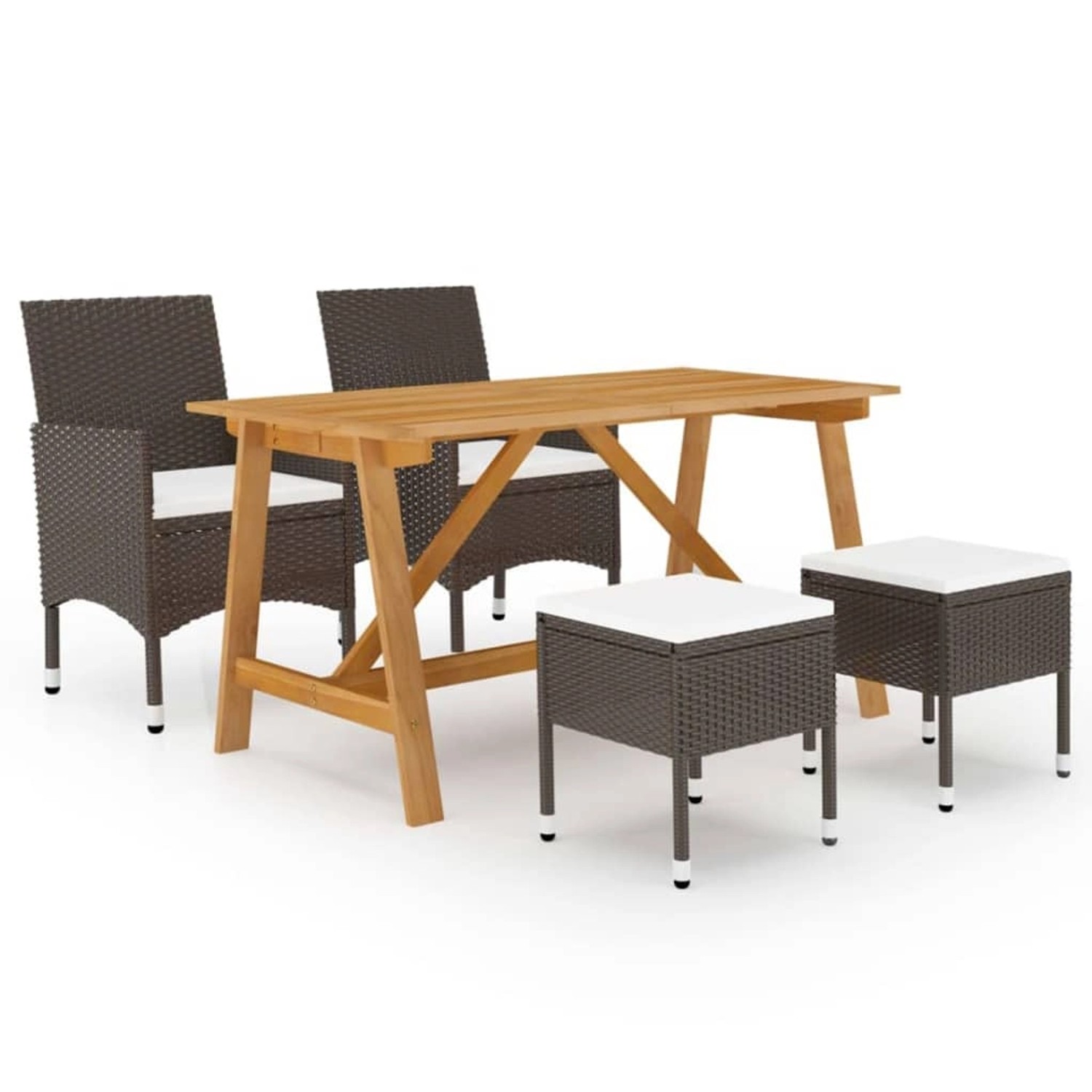 vidaXL 5-tlg Garten-Essgruppe Braun Modell 67 vidaXL 5-tlg Garten-Essgruppe Braun Modell 67 von VIDAXL