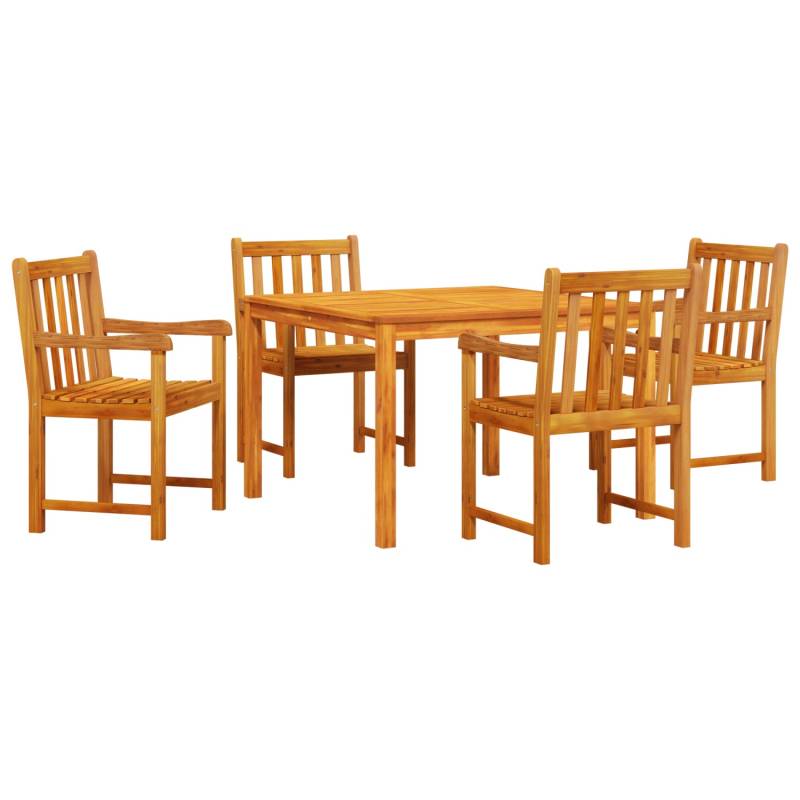 vidaXL 5-tlg Garten-Essgruppe Massivholz Akazie 3375646 von VIDAXL