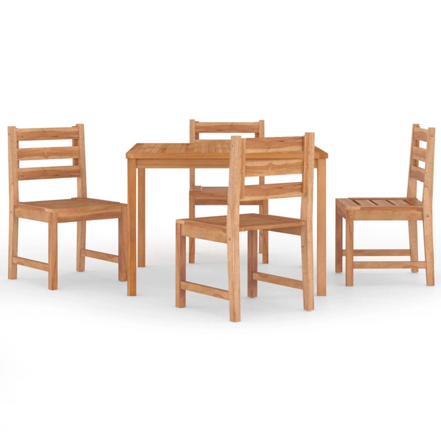 vidaXL 5-tlg Garten-Essgruppe Massivholz Teak Modell 45 vidaXL 5-tlg Garten-Essgruppe Massivholz Teak Modell 45 von VIDAXL