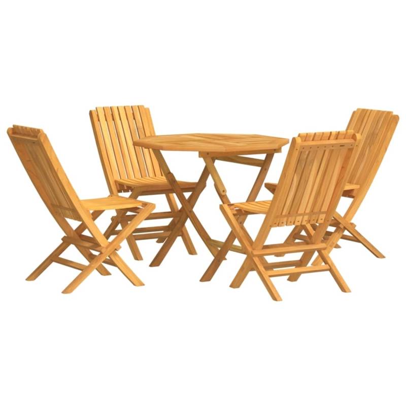 vidaXL 5-tlg Garten-Essgruppe Massivholz Teak Modell 73 von VIDAXL