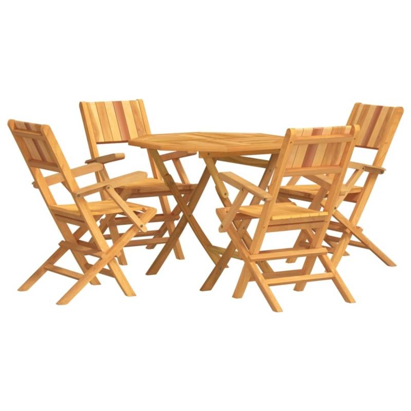 vidaXL 5-tlg Garten-Essgruppe Massivholz Teak Modell 83 von VIDAXL