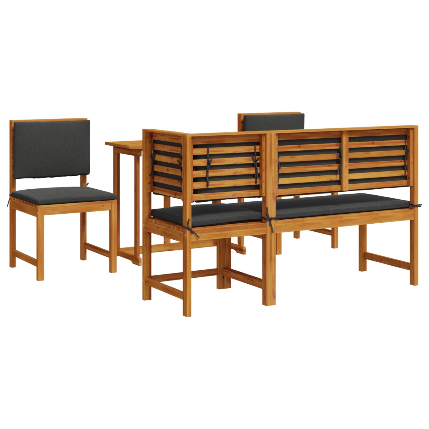 vidaXL 5-tlg Garten-Essgruppe mit Kissen Massivholz Akazie 3329116 vidaXL 5-tlg Garten-Essgruppe mit Kissen Massivholz Akazie 3329116 von VIDAXL