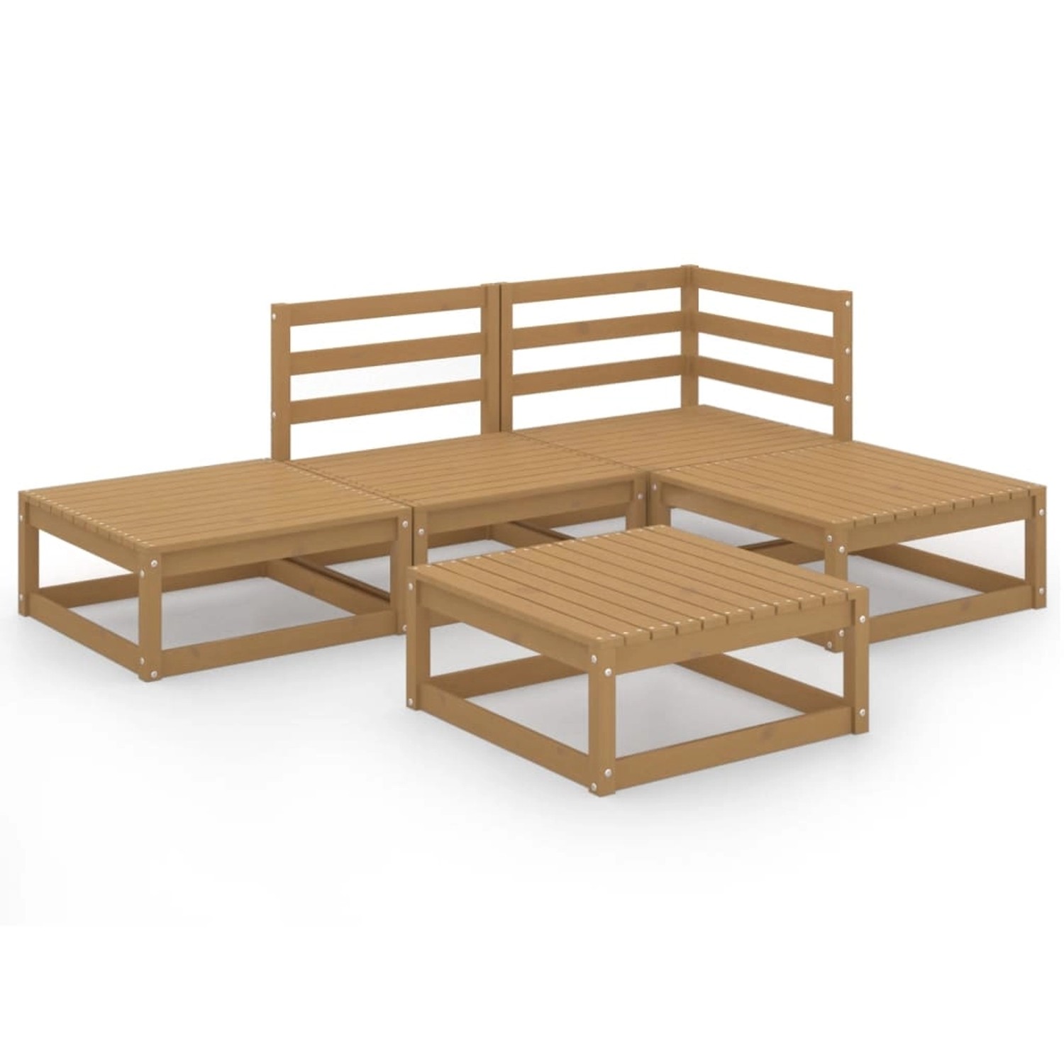 vidaXL 5-tlg Garten-Lounge-Set Honigbraun Massivholz Kiefer Modell 101 vidaXL 5-tlg Garten-Lounge-Set Honigbraun Massivholz Kiefer Modell 101 von VIDAXL