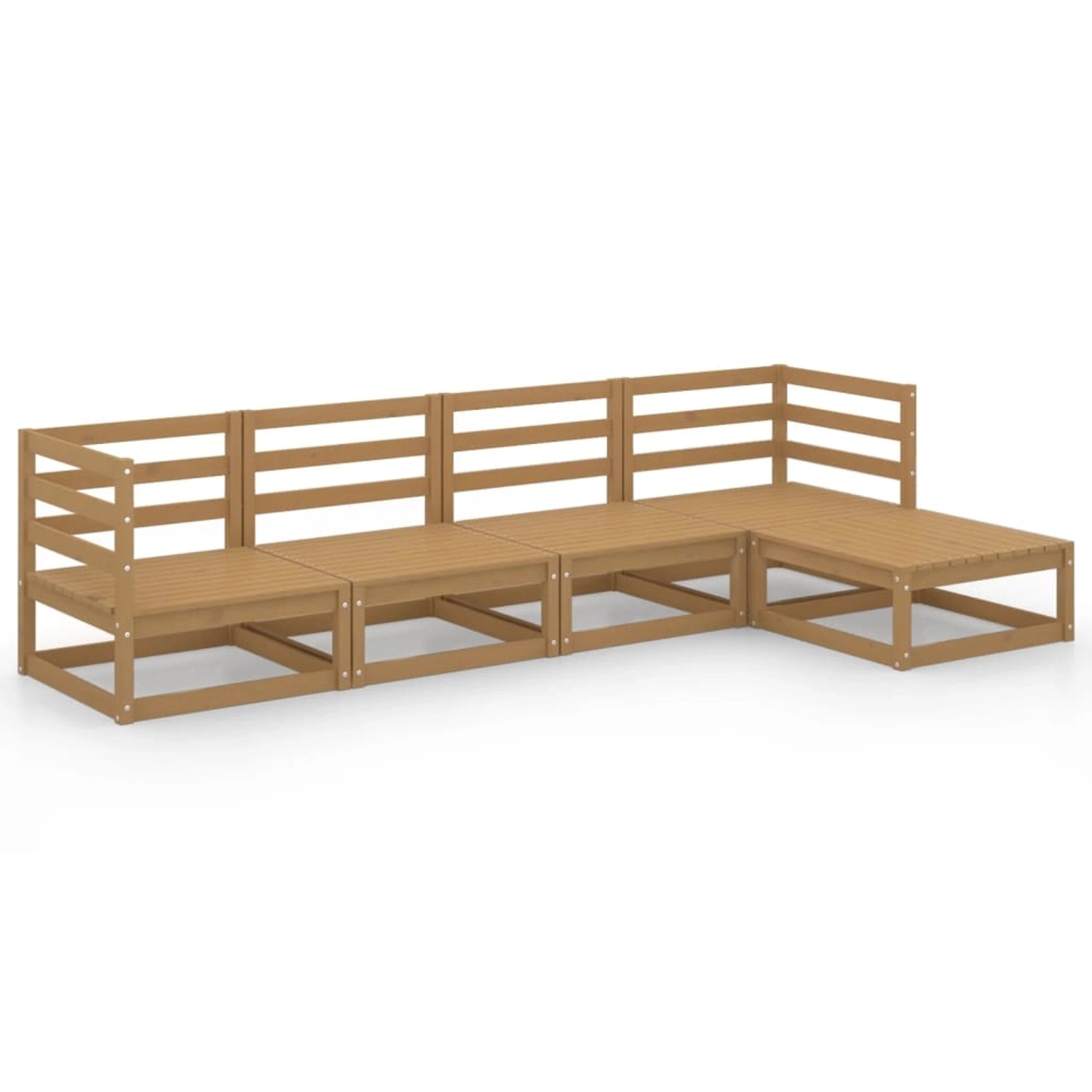 vidaXL 5-tlg Garten-Lounge-Set Honigbraun Massivholz Kiefer Modell 4 vidaXL 5-tlg Garten-Lounge-Set Honigbraun Massivholz Kiefer Modell 4 von VIDAXL
